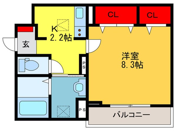 ハレルアナの物件間取画像